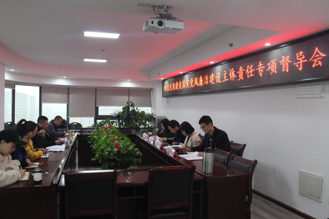夯實主體責(zé)任  強化廉潔建設(shè)——公司紀(jì)委扎實開展黨風(fēng)廉潔建設(shè)主體責(zé)任專項督查