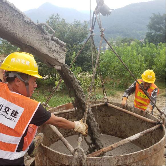 德會(huì)高速TJ1標(biāo)段樁基澆筑突破200根