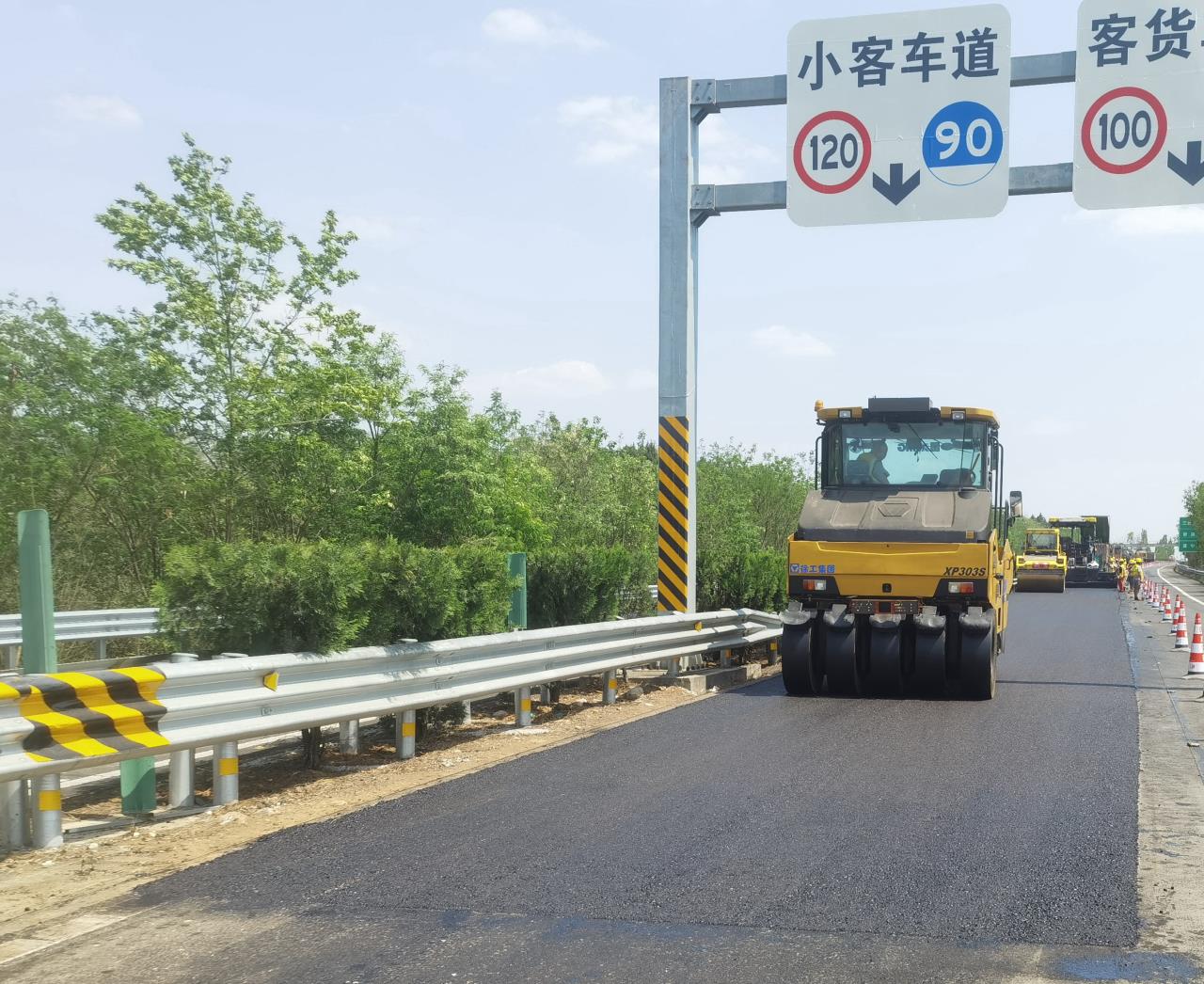綿遂高速（綿陽段）2023年全線路基、路面大修處治專項(xiàng)工程正式開工
